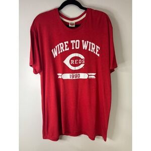 Vintage Homage‎ Cincinnati Reds 1990 Wire to Wire MLB Baseball T Shirt XXL